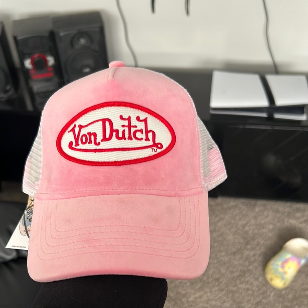 Von Dutch Pink Trucker Hat